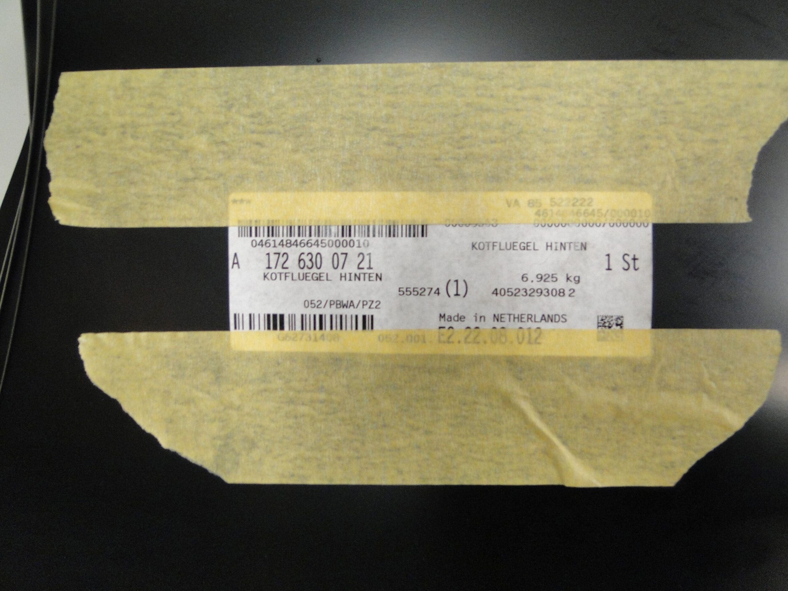 MERCEDES BŁOTNIK TYLNY LEWY TYŁ SLC 172 R172 - obrazek 13