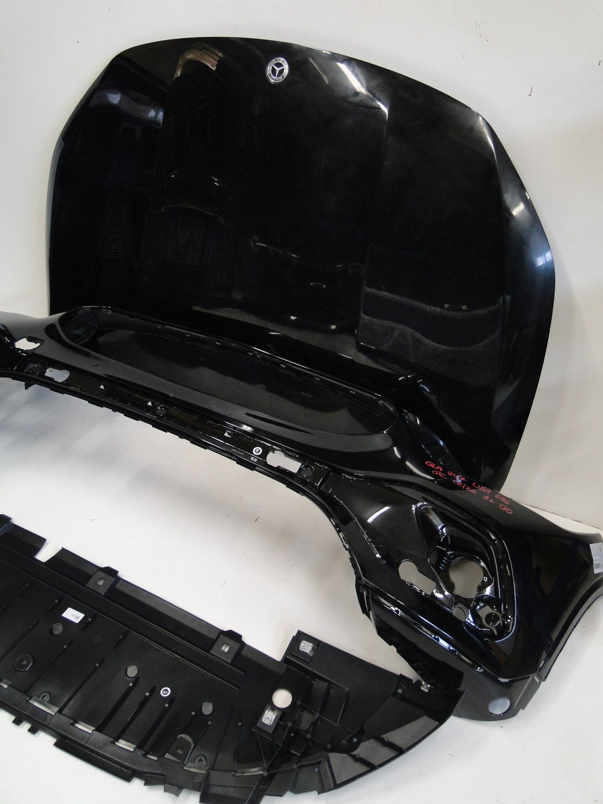 MERCEDES MASKA POKRYWA SILNIKA CZARNA GLA H247 247 EQA H243 243 - obrazek 3