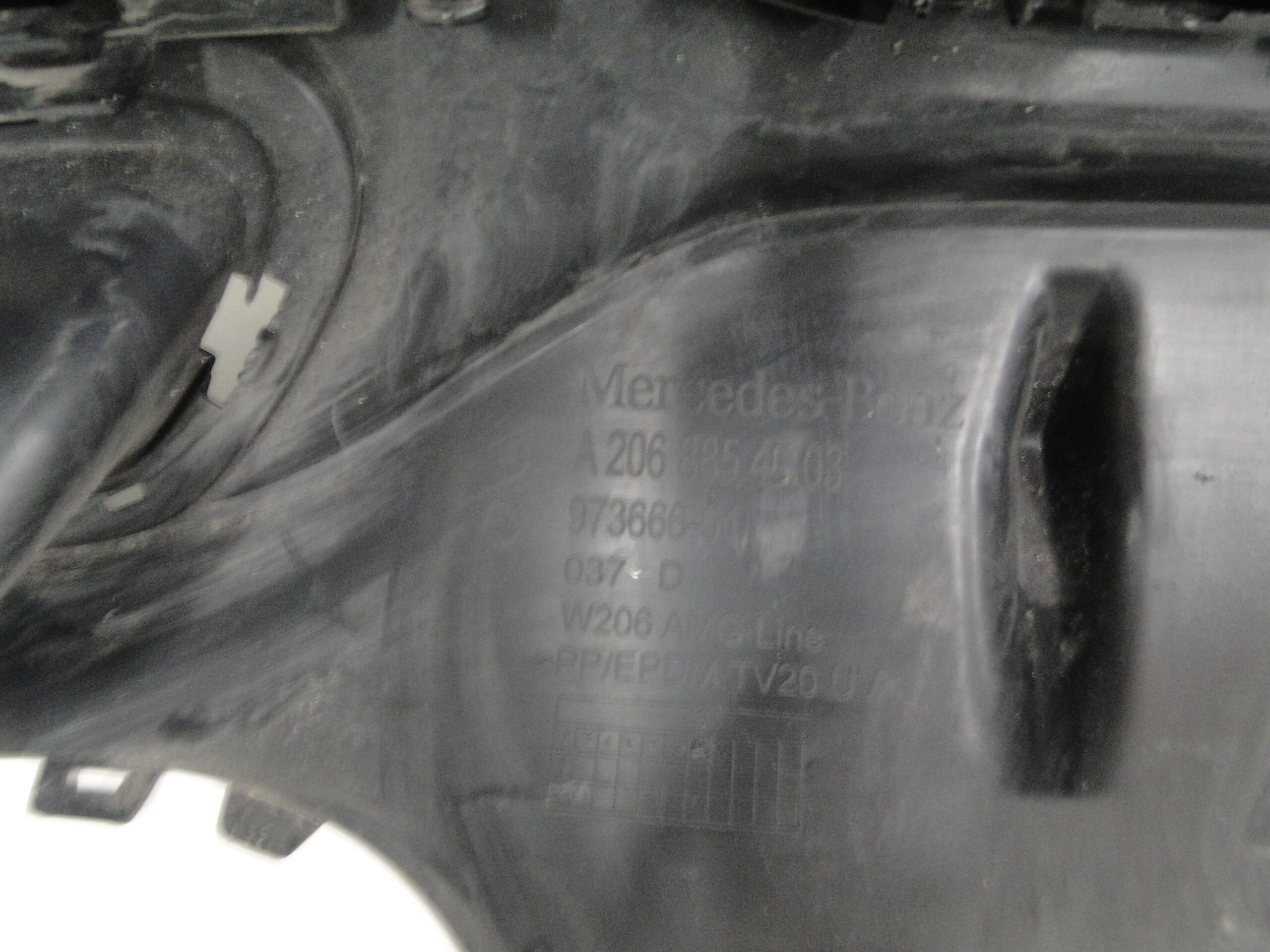 MERCEDES ZDERZAK TYLNY AMG PTS CZARNY 040 C KLASA S206 206 KOMBI W206 - obrazek 18