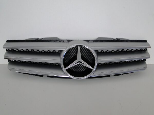 MERCEDES GRILL ATRAPA BEZ RADARU SREBRNY SL 230 R230 LIFT PO MAŁYM LIFCIE