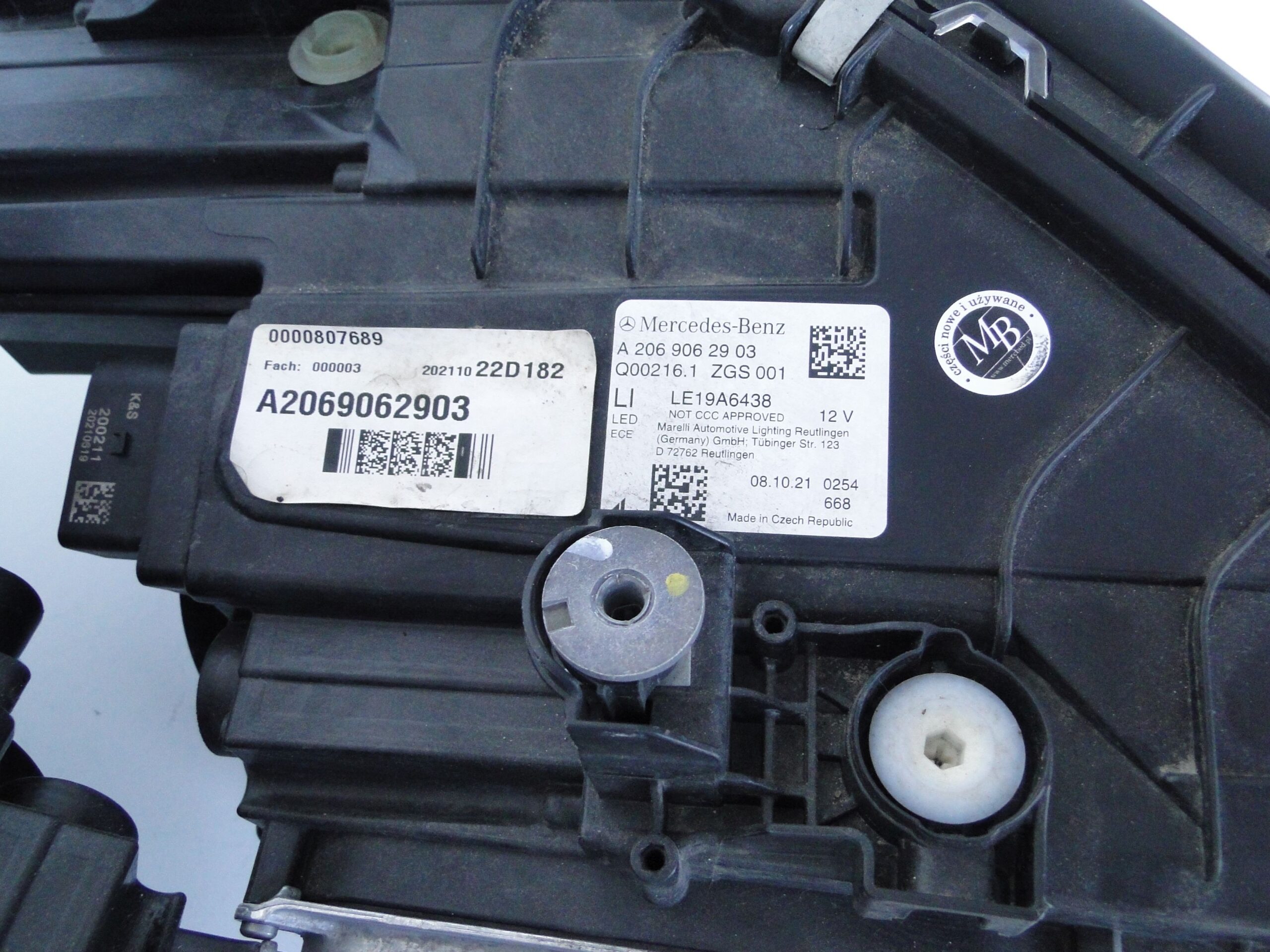 MERCEDES LAMPA LEWA PRZEDNIA LED DIGITAL LIGHT C KLASA 206 W206 S206 - obrazek 15