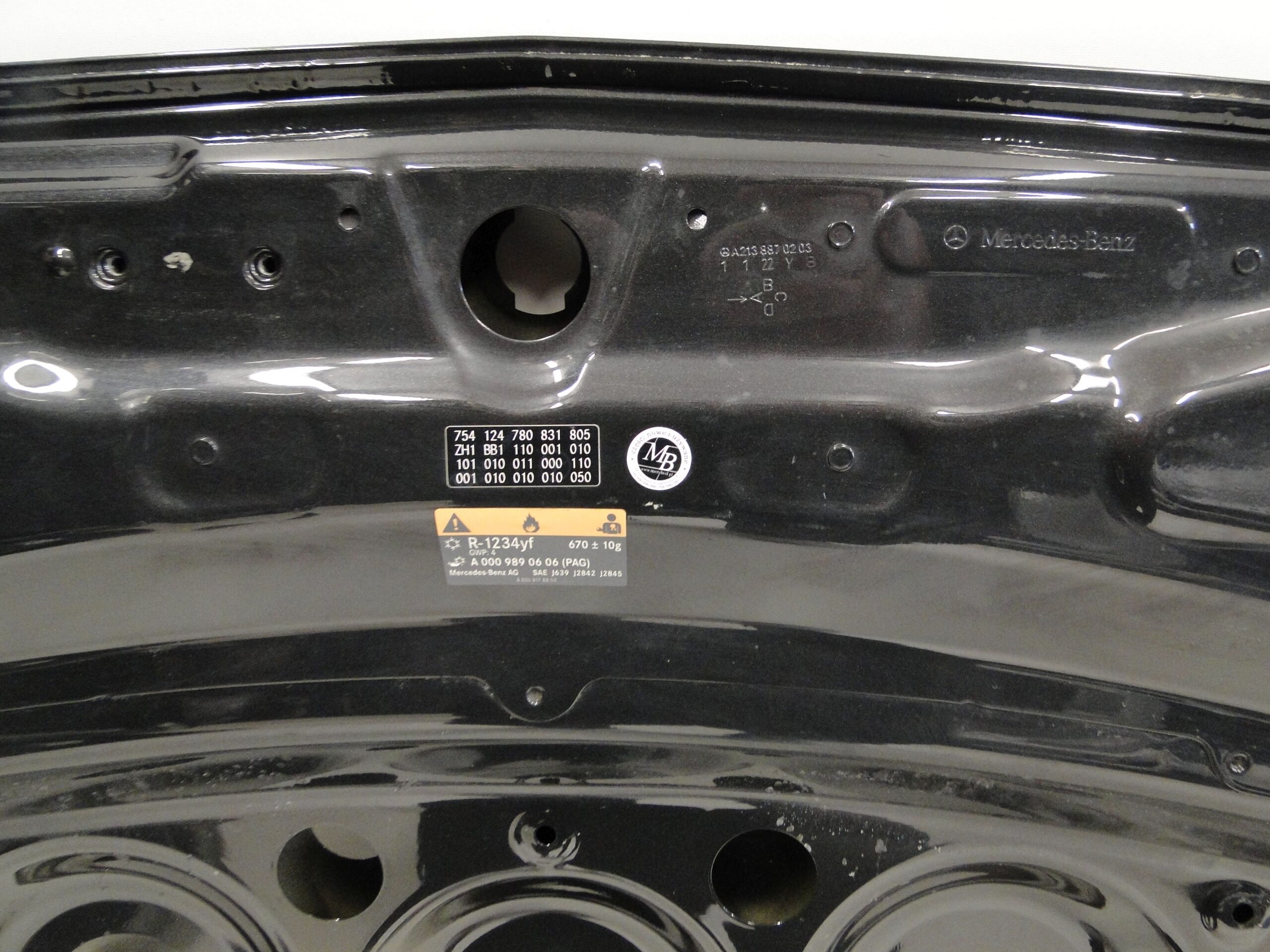 MERCEDES MASKA POKRYWA SILNIKA SZARA 831 E KLASA 238 W238 213 W213 LIFT - obrazek 14