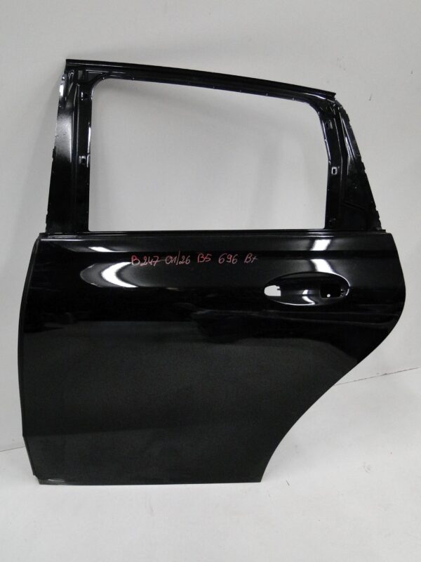 MERCEDES DRZWI LEWE TYLNE CZARNE 696 TYŁ LEWY B KLASA 247 W247