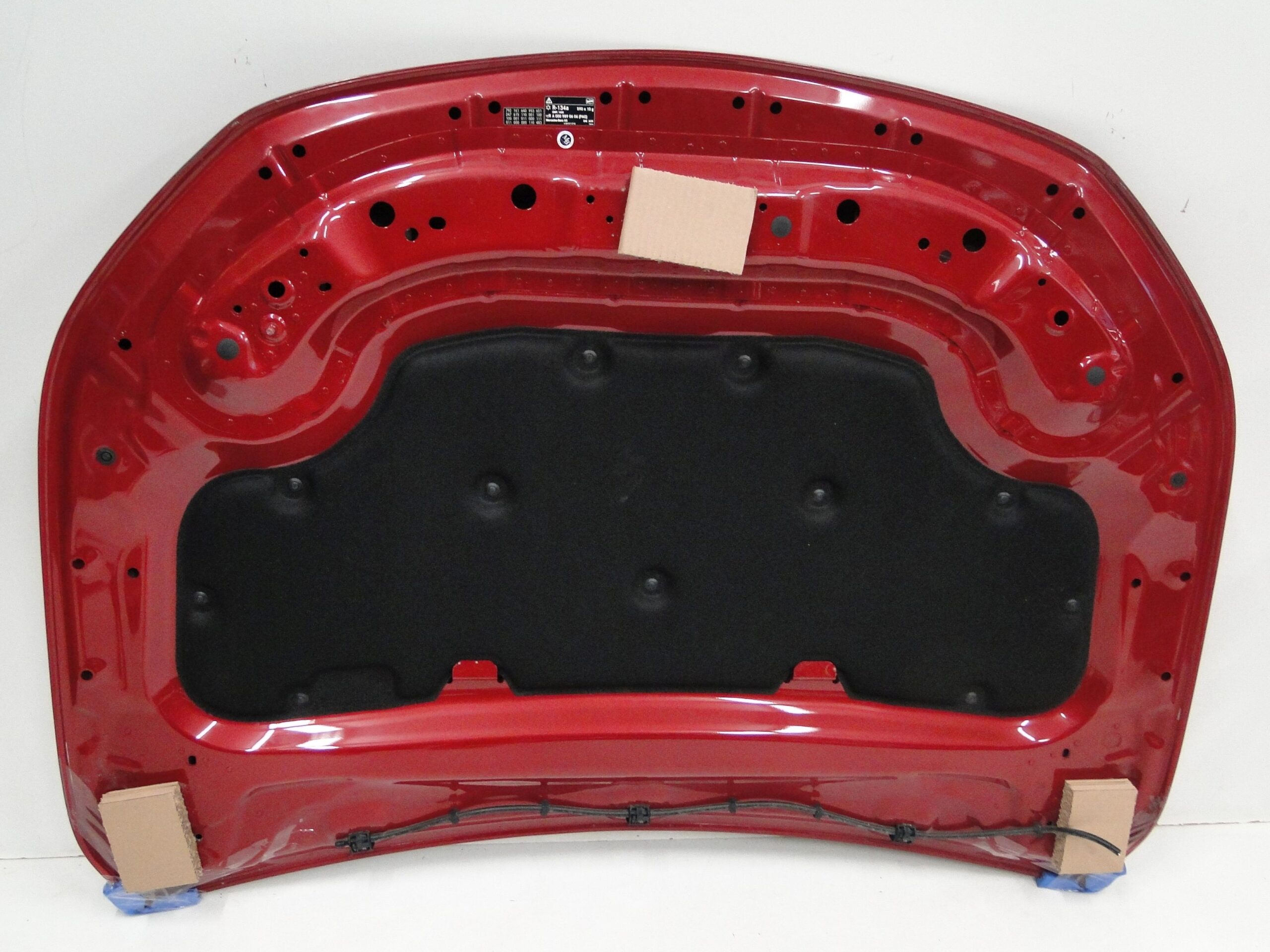 MERCEDES MASKA POKRYWA SILNIKA CZERWONA 993 GLB 247 X247 - obrazek 13