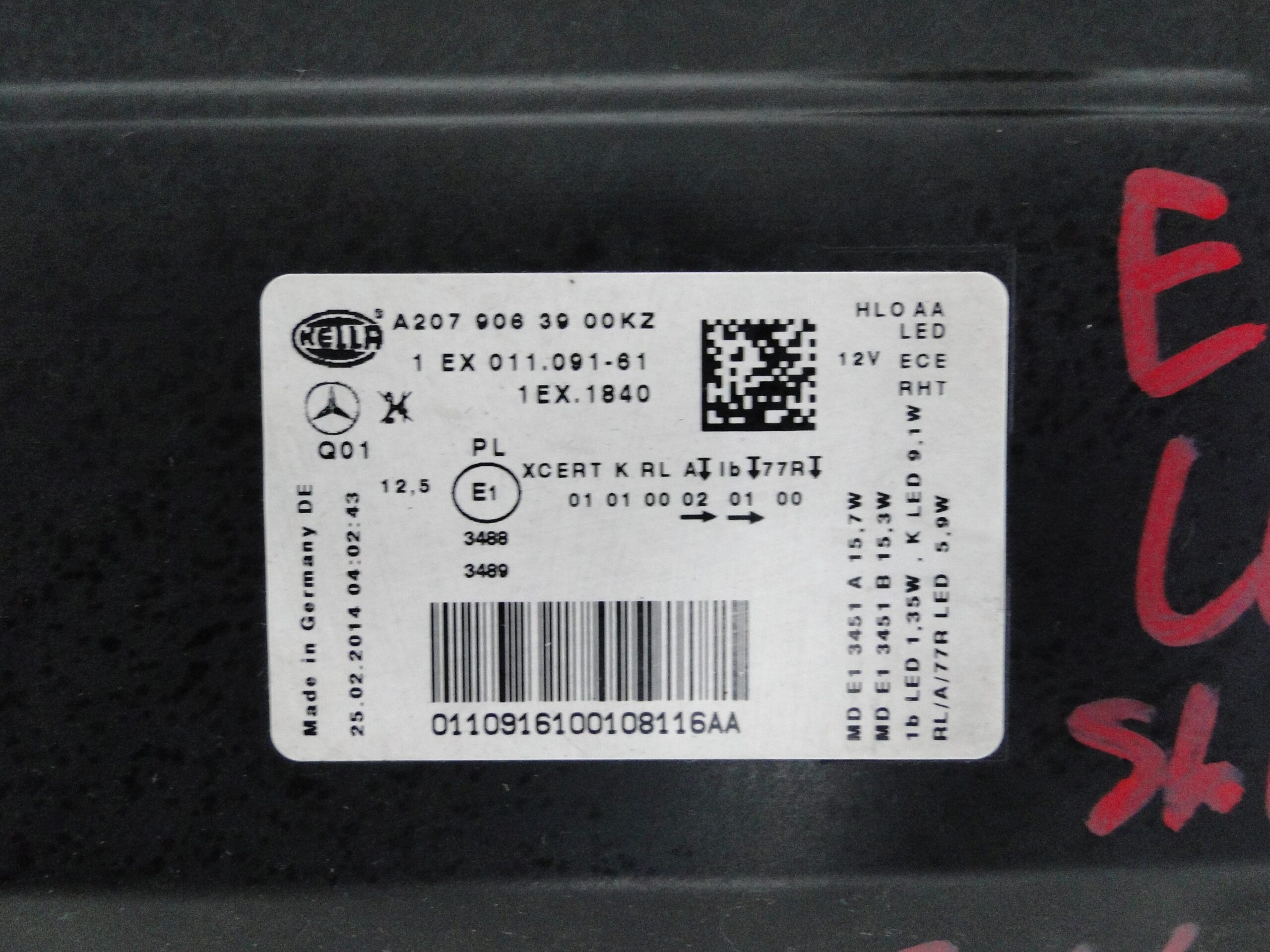 MERCEDES LAMPA PRZEDNIA LEWA FULL LED E KLASA 207 W207 C207 A207 LIFT - obrazek 8