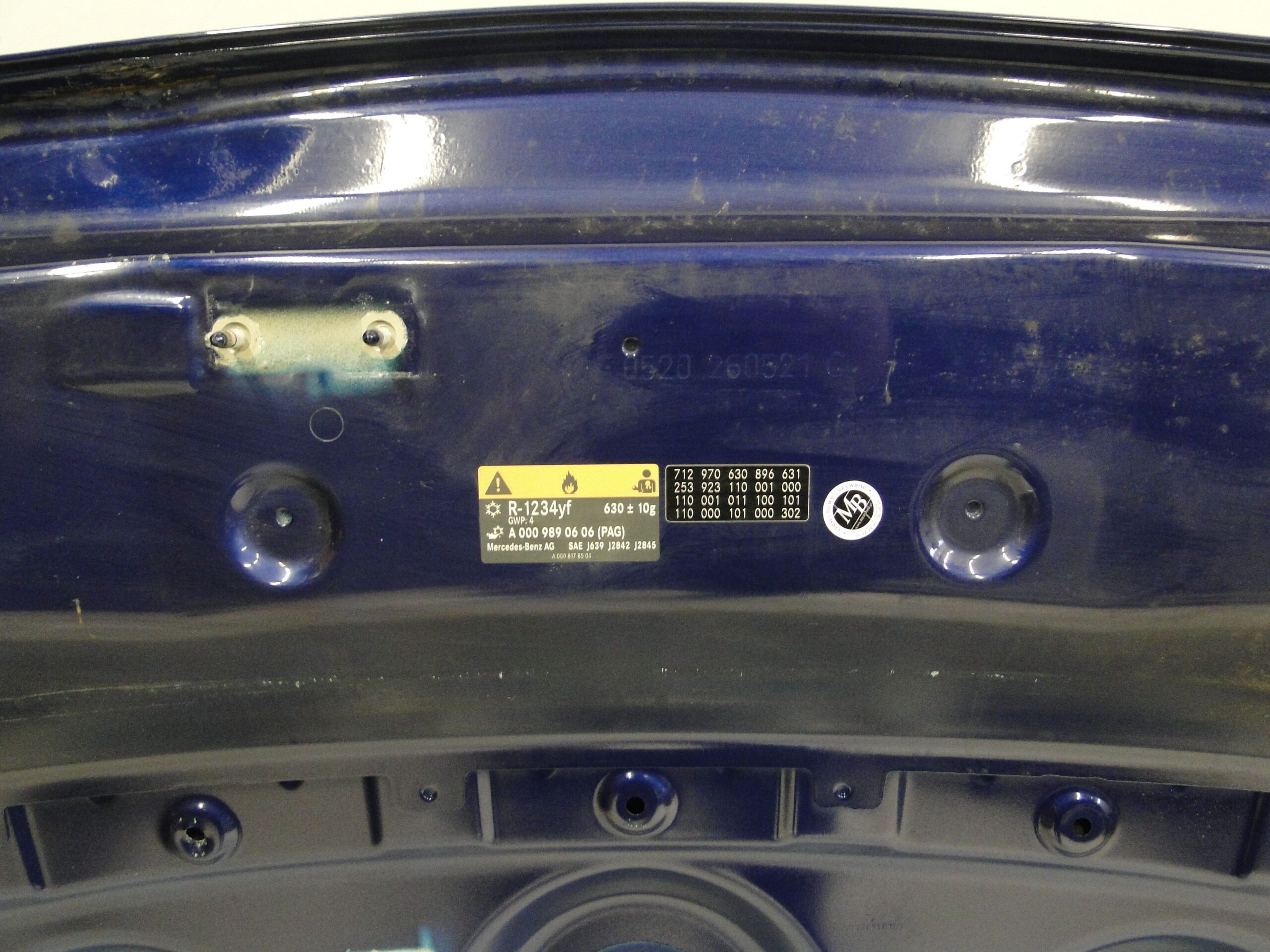 MERCEDES MASKA POKRYWA SILNIKA NIEBIESKA 896 GLC 253 X253 SUV C253 COUPE - obrazek 15