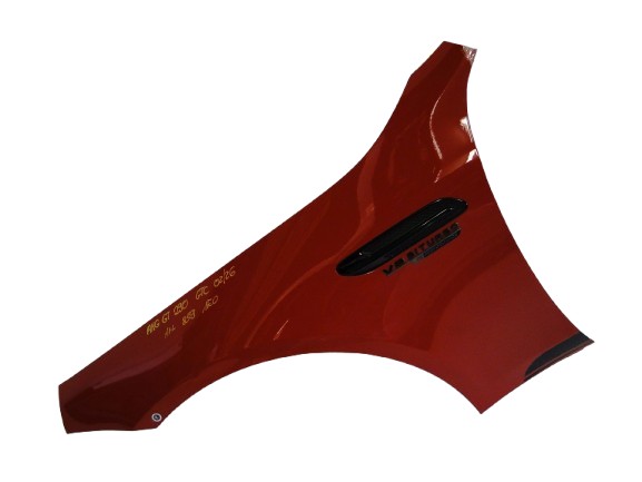 MERCEDES BŁOTNIK PRZEDNI LEWY CZERWONY 589 PRZÓD AMG GT X290 290