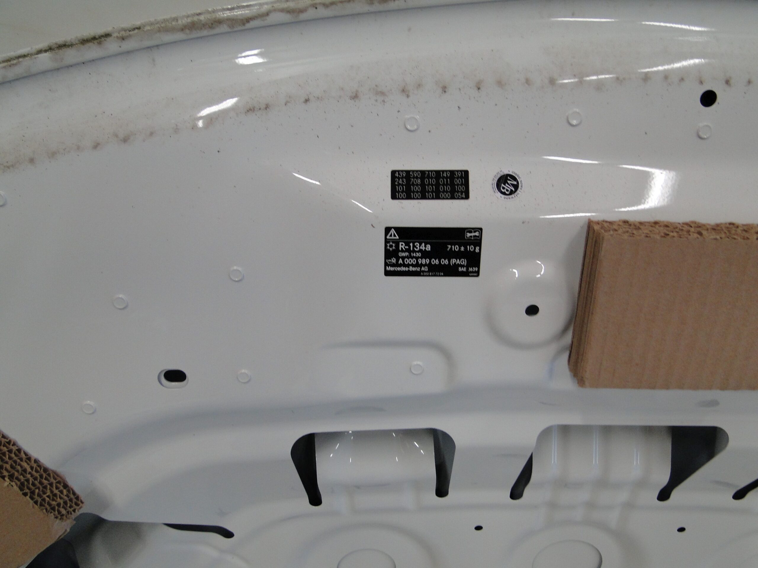 MERCEDES MASKA POKRYWA SILNIKA BIAŁA 149 EQA 243 H243 GLA 247 H247 - obrazek 10