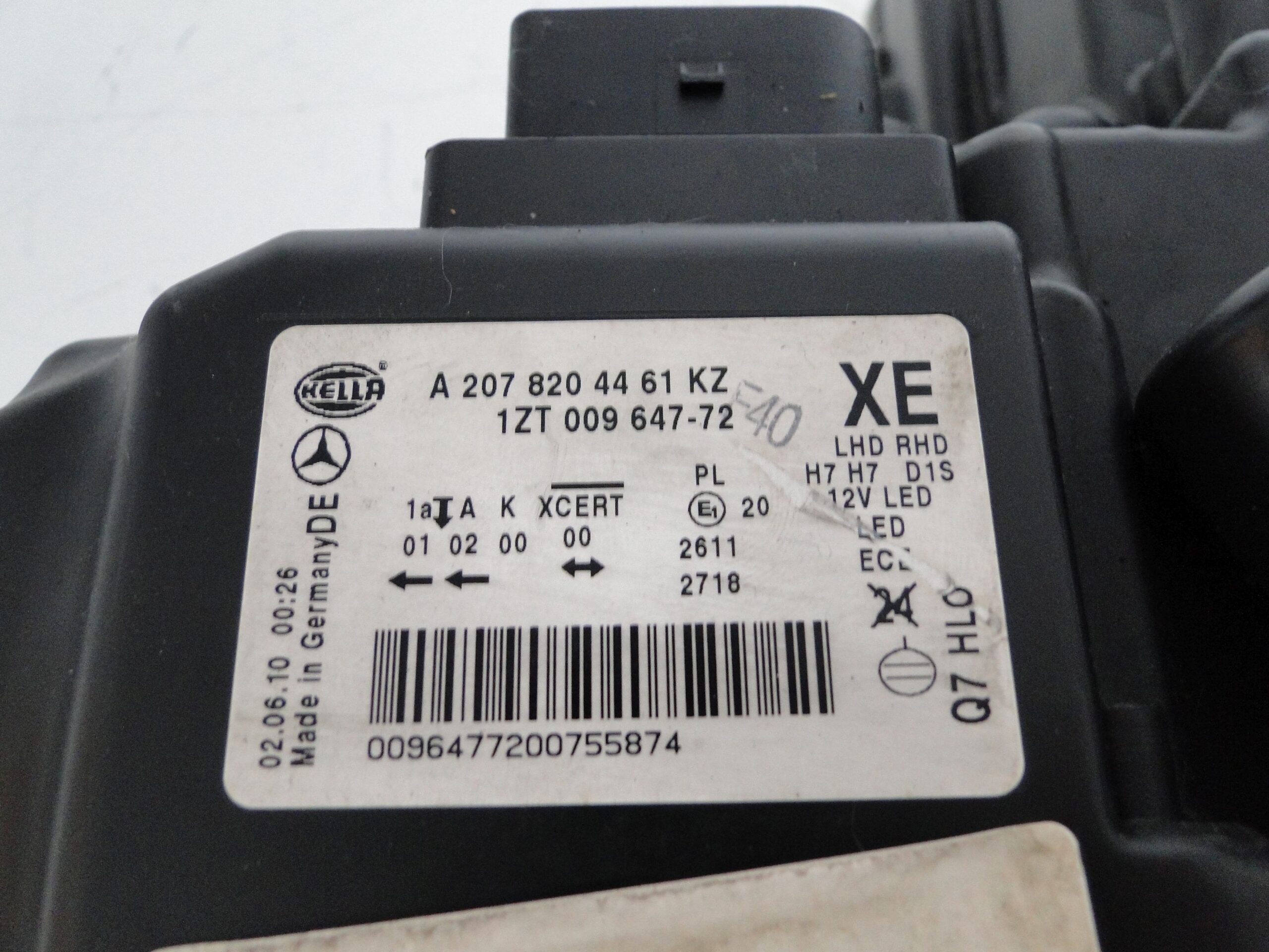 MERCEDES LAMPA PRAWA XENON BI-XENON E KLASA 207 W207 C207 A207 PRZED LIFTEM - obrazek 9