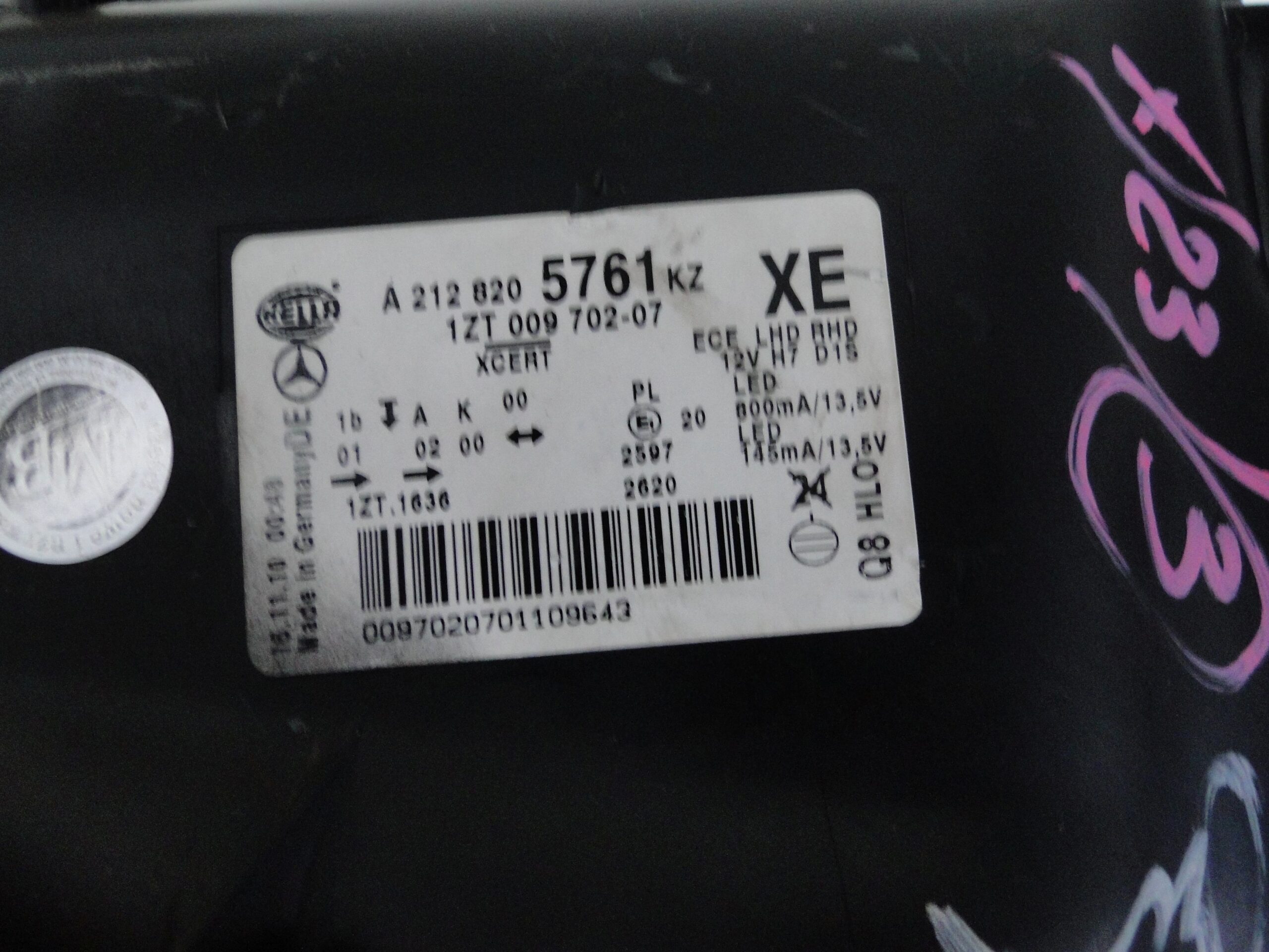 MERCEDES LAMPA LEWA XENON BI-XENON ILS SKRĘTNY E KLASA 212 W212 PRZED LIFTEM - obrazek 6