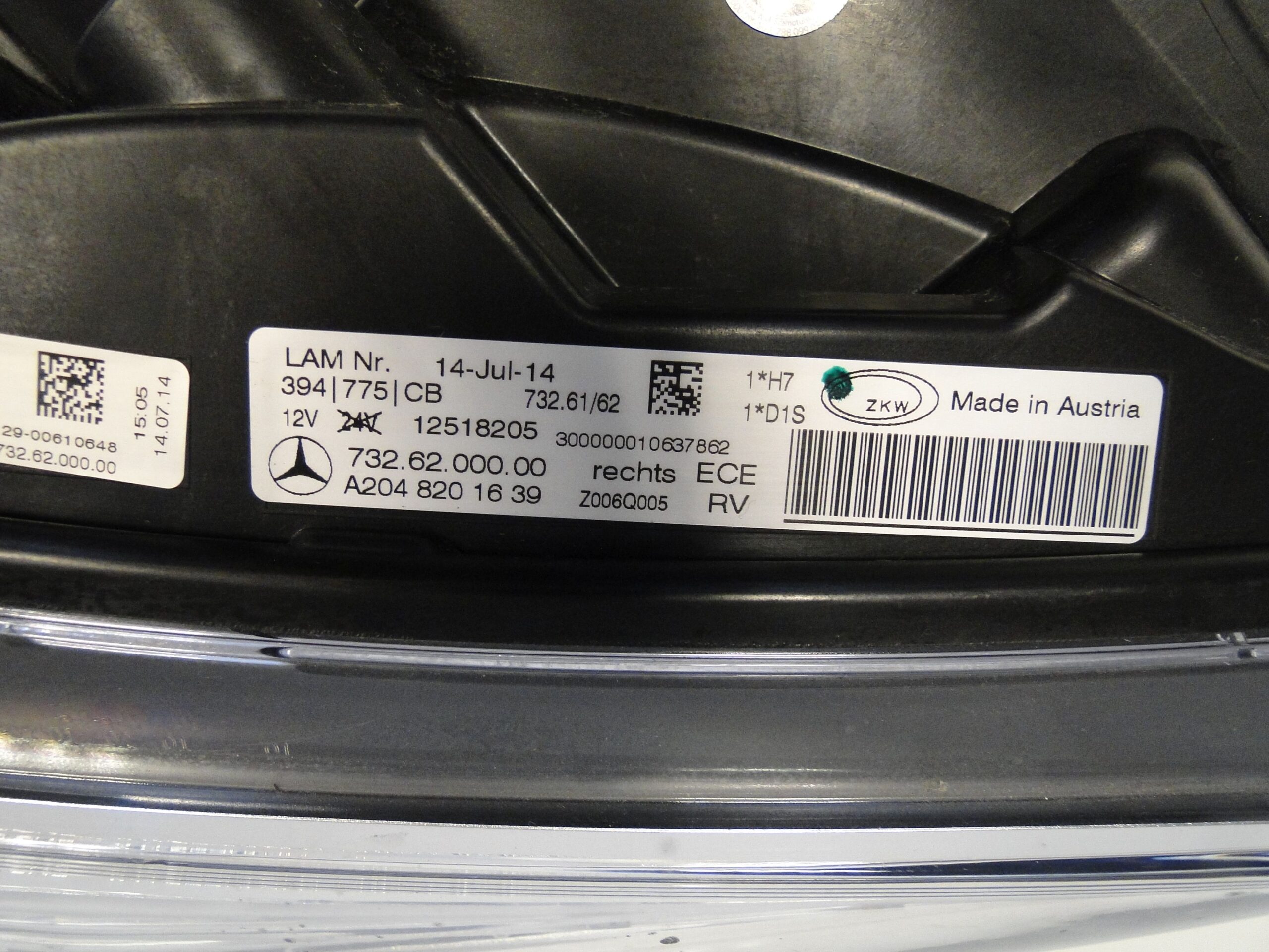 MERCEDES LAMPA PRAWA PRZEDNIA XENON KSENON GLK X204 204 LIFT - obrazek 7